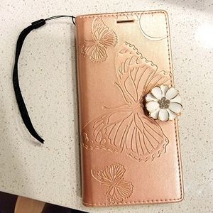 NWOT- Rose Gold SamsungGalaxy S21 Ultra Phone Case